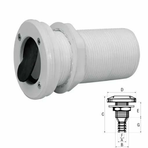 Picture of 40 mm self-draining drain