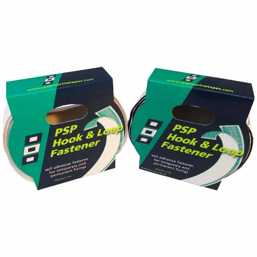 Picture of PSP Hook and Loop Tape 25 mm x 1 m - Black