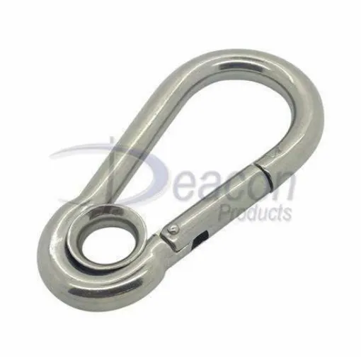 Picture of Carbine Hook - Stainless Steel - With Eye