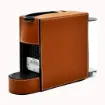 Picture of Collection Jean Leather Cover For Nespresso Coffee Machine - Col Light Brown -  33cm x  8,50cm x  20,50cm - Weight : 280 Gr - Gordon & Gaia