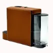 Picture of Collection Jean Leather Cover For Nespresso Coffee Machine - Col Light Brown -  33cm x  8,50cm x  20,50cm - Weight : 280 Gr - Gordon & Gaia