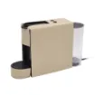 Picture of Collection Jean Leather Cover For Nespresso Coffee Machine - Col Beige -  33cm x  8,50cm x  20,50cm - Weight : 280 Gr - Gordon & Gaia