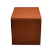 Picture of Collection Armand Light Brown Leather Wastepaper Basket - Size Large -  23,00cm x  23,00cm x  30,50cm - Weight : 1370 Gr - Gordon & Gaia