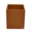 Picture of Collection Armand Cinnamon Leather Wastepaper Basket - Size Medium -  20,00cm x  20,00cm x  23,50cm - Weight : 950 Gr - Gordon & Gaia