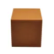 Picture of Collection Armand Cinnamon Leather Wastepaper Basket - Size Medium -  20,00cm x  20,00cm x  23,50cm - Weight : 950 Gr - Gordon & Gaia