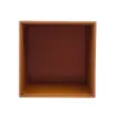 Picture of Collection Armand Cinnamon Leather Wastepaper Basket - Size Medium -  20,00cm x  20,00cm x  23,50cm - Weight : 950 Gr - Gordon & Gaia