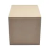 Picture of Collection Armand Beige Leather Wastepaper Basket - Size Large -  23,00cm x  23,00cm x  30,50cm - Weight : 1370 Gr - Gordon & Gaia