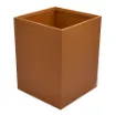 Picture of Collection Armand Cinnamon Leather Wastepaper Basket - Size Large -  23,00cm x  23,00cm x  30,50cm - Weight : 1370 Gr - Gordon & Gaia