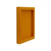 Picture of Collection Marius Square Leather Tray Color Orange - Small Size -  30cm x  30cm x  3,5cm - Frame 2.5cm - Weight : 1110 Gr - Gordon & Gaia