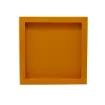 Picture of Collection Marius Square Leather Tray Color Orange - Small Size -  30cm x  30cm x  3,5cm - Frame 2.5cm - Weight : 1110 Gr - Gordon & Gaia