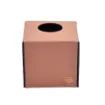 Picture of Collection Paul - Sandalo Leather Cover For Square Tissue Box -  13cm x  13cm x  12cm - Weight : 240 Gr - Gordon & Gaia