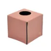 Picture of Collection Paul - Sandalo Leather Cover For Square Tissue Box -  13cm x  13cm x  12cm - Weight : 240 Gr - Gordon & Gaia