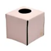 Picture of Collection Paul - Rose Leather Cover For Square Tissue Box -  13cm x  13cm x  12cm - Weight : 240 Gr - Gordon & Gaia