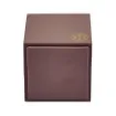 Picture of Collection Armand Taupe Gray Leather Pencil Holder -   8,50cm x  8,50cm x  9,50cm - Weight : 150 Gr - Gordon & Gaia