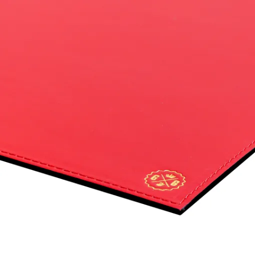 Picture of Collection Armand - Red Leather Desk Pad - Size M -   60,0cm x  40,0cm - Weight : 710 Gr - Gordon & Gaia