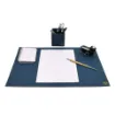 Picture of Collection Armand - Blue Leather Desk Pad - Size S -   50,0cm x  35,0cm - Weight : 410 Gr - Gordon & Gaia