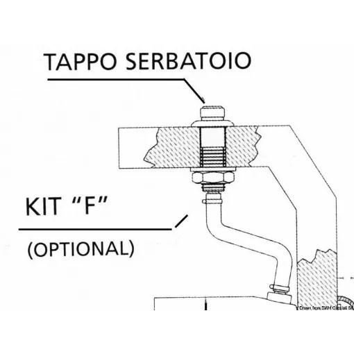 Picture of Hydraulic pump - Complete with check valve. For mounting flanges, see codes: 45.270.03.