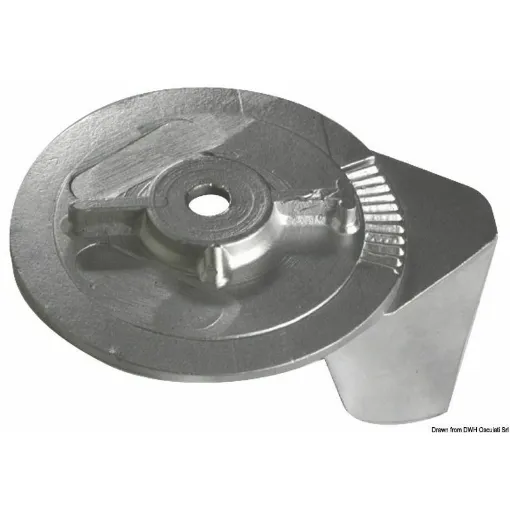 Picture of Mercury 25/50 HP zinc fin anode - 43.822.15