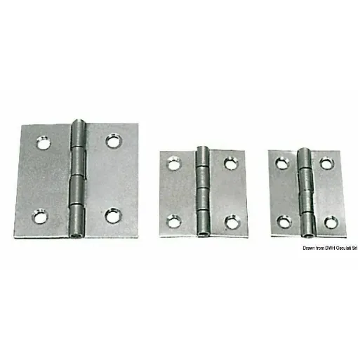 Picture of Polished stainless steel for doors, compartments, etc.