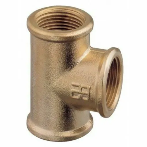 Picture of 1 1/2" Brass Tee