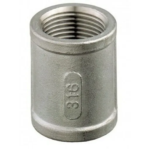 Picture of Stainless Steel Sleeve 316 Thread 1-2"