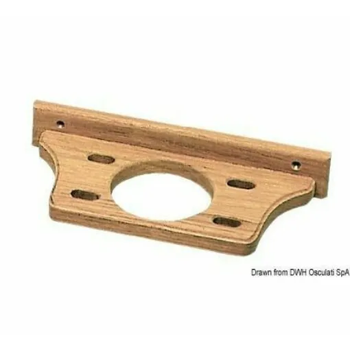 Picture of Teak glass holder 206x89x37 mm - 71.602.09