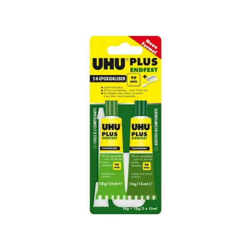 Picture of Uhu Plus Endefest Glue - Duo - 2 X 15 ml