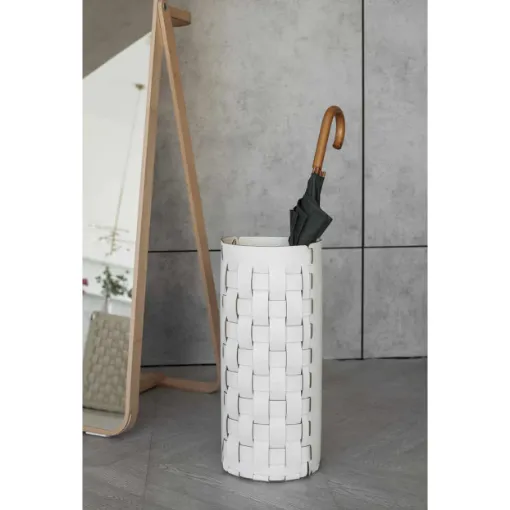 Picture of Leather UMBRELLA STAND | For umbrellas and shoehorns