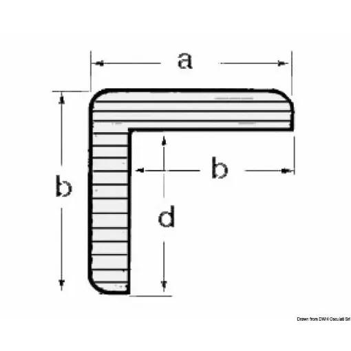 Picture of Teak profile L - 71.028.00.