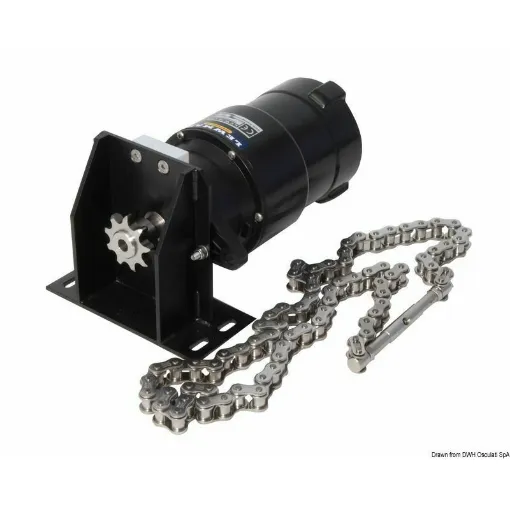 Study in collaboration with the shipyards to solve the issues of proper functioning of the autopilot and facilitate installation. 1) All units are equipped with an electromechanical clutch that eliminates most of the system's resistance when not in use. product image