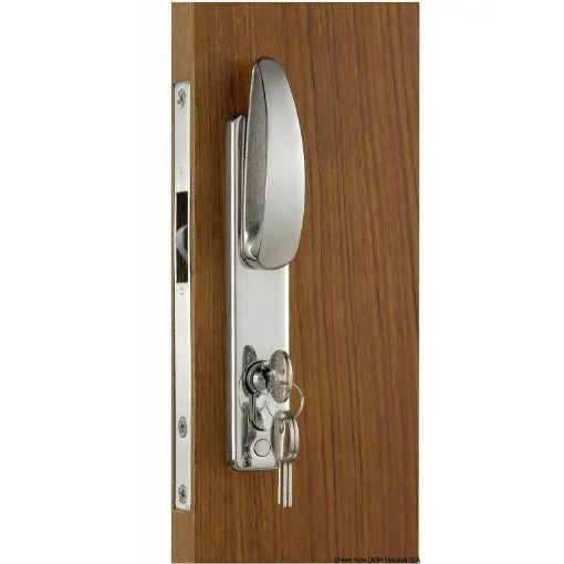 Picture of Complete with clash, for doors with a thickness of 19/38 mm. - Sliding door lock Contemporary handles - 38.128.25 - Yale