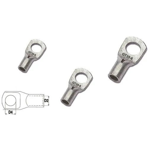 Picture of Cable Lug For Hole D. 10.5 X Wire D. 8.2 35mmq