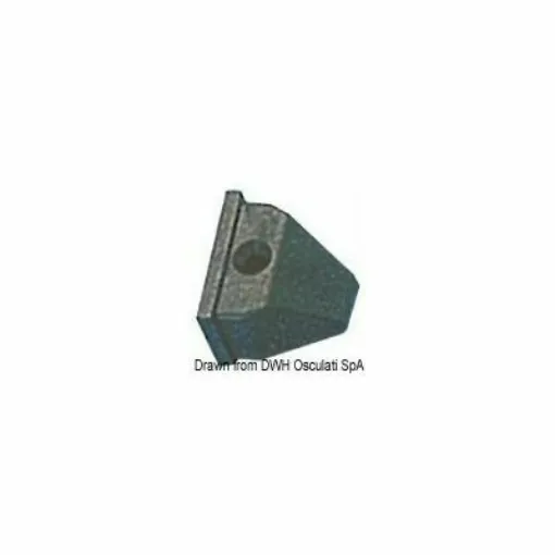Plastic terminal for rail 62.940.08. product image