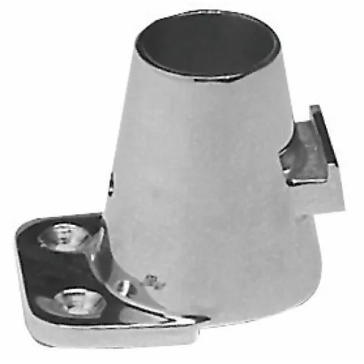 Made in mirror polished AISI 316 stainless steel for 25mm candle holders. They attach to the top edge of the falchetta. - Straight candlestick base - 62.410.05 - Oem product image