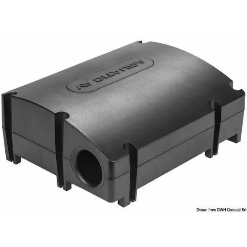 Picture of The 288 W amplifier directly powers the internal subwoofer and external speakers (up to 4 speakers). The crossover electronics perfectly balance the output of the speakers for the best acoustic performance. The music is controlled directly from smartphones and MP3 players via advanced Halo Aerial Bluetooth technology, or remote control 29.548.77. Internal amplifier specifications: - device control