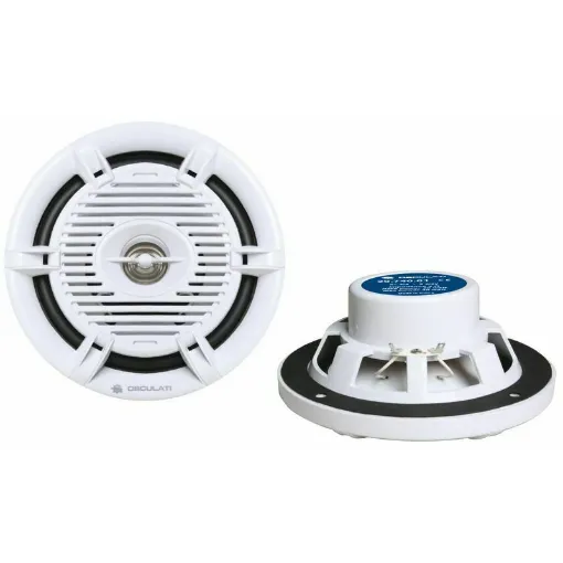 Picture of Two-way (for better response to highs and lows) with separate tweeter. Suitable for outdoor and indoor use. Minimum distance from the compass: 1.1 m. - 2-way 80 W stereo speakers - 29.740.02 - Oem