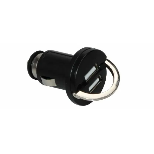 Picture of Cigarette Lighter Socket With 2 Usb Ports 12-24 V.