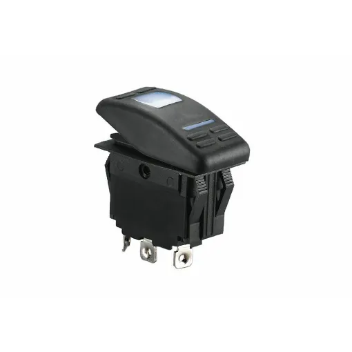 Picture of Double Illuminated Toggle Switch 12V 16A