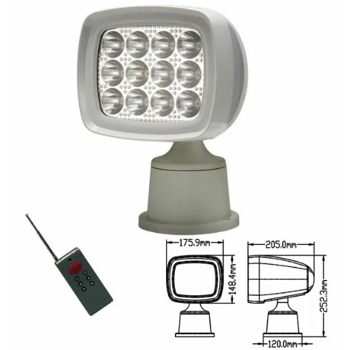 Picture of Remote Controlled 12 Led Beacon 27W 1600Lm