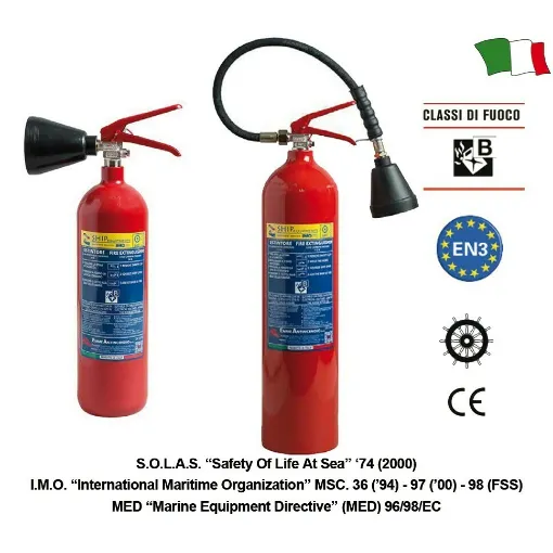 Picture of 2 Kg Co2 Fire Extinguisher Nautical Medium