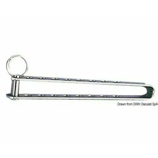 Stainless steel halyard hook - 58.529.00 product image