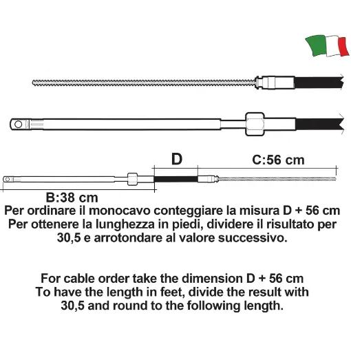 M66 17" Ft Cable product image