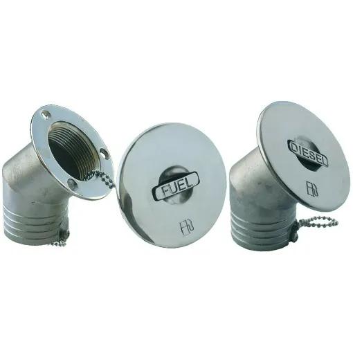 Picture of Fuel Filler Cap Inclined Stainless Steel D.50