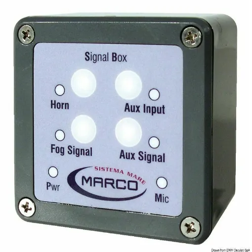 Picture of To control electronic whistles from a second station. Complete with microphone with waterproof connector. For item 21.431.12.