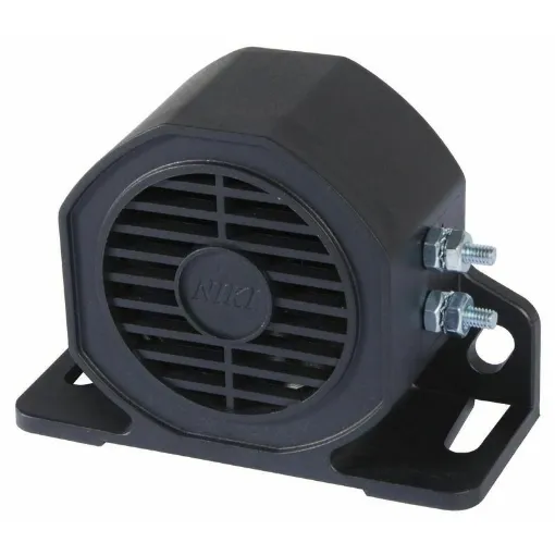 Picture of Waterproof alarm with intermittent sound, particularly suitable for signaling the opening of doors, hatches, engine compartments, garages, tenders, etc.