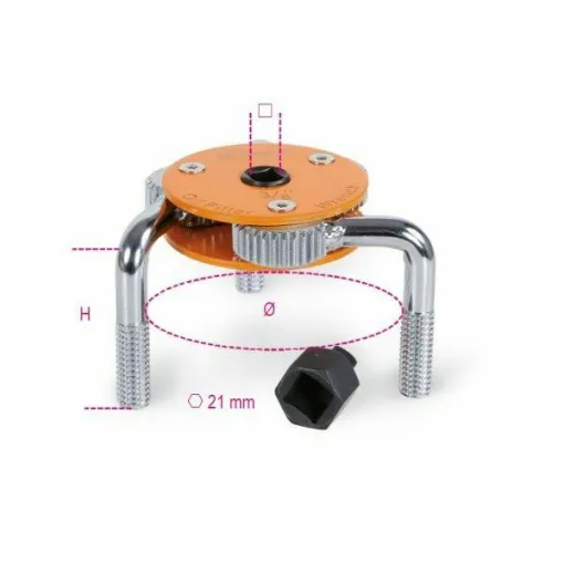 3-Arm Key For Right-Left Oil Filters product image