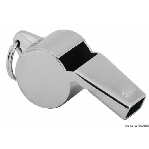 Chrome-plated brass referee whistle - 21.483.00 product image