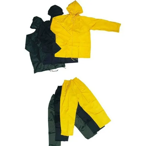 Picture of Complete Waterproof. Pants + Blue Jacket Size Xl