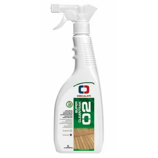 Picture of Concentrated degreasing cleaner based on plant nanotechnology, ideal for cleaning internal and external teak surfaces. Specific formula for stubborn stains. - 750ml - Osculati