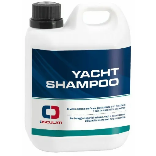 Picture of Concentrated low-foaming boat shampoo, for cleaning all external parts including windows and hatches. It also works with saltwater.